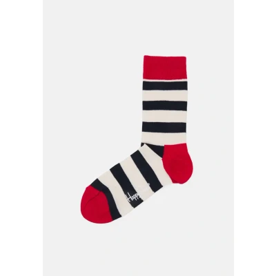 Image of Happy Socks Stripe SOCK Unisex Socks, Size: 4 7, Multi red