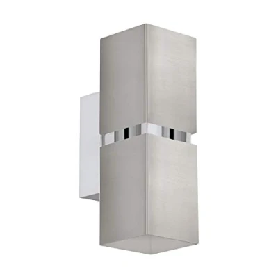 Image of Eglo Wall Lighting, Steel, 6.6 W, Nickel matt, Chrom 96264