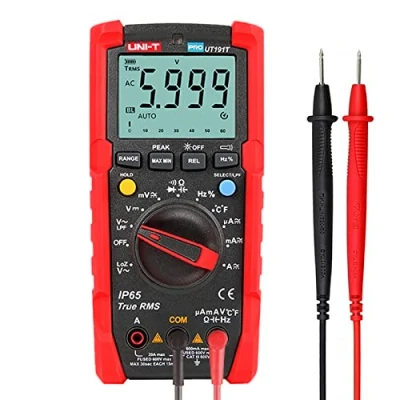 Image of UNI T UT191SERIES Professional Digital Multimeter Pro Line, complies with CAT III 600V and IP65 Rated (UT191T)