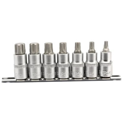 Image of Draper TX STAR� Plus Socket Bit Set, 1/2&quot; Sq. Dr., 55mm (7 Piece)