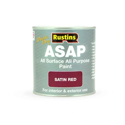 Image of RUSTINS ASAP Paint Red, 1 L (Pack of 1)