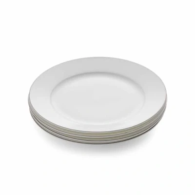 Image of Royal Worcester Serendipity Platinum Set of 4 Side Plates