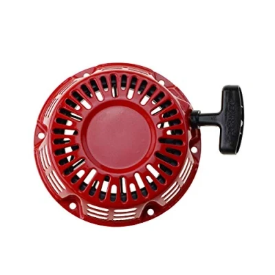 Image of WOOSTAR Recoil Pull Starter Replacement for GX200 GX120 GX160 4HP 5.5HP 6.5HP Motor Lawn Mower Generator Red
