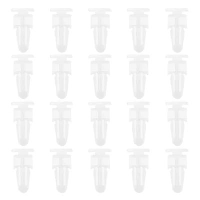 Image of VGOL 30PCS Door Sill Strip Clips 51471928808 Compatible with 3 Series E36 E46 Plastic Moulding Protective Trim Clip Clamp Fixing Fastener Retainer White