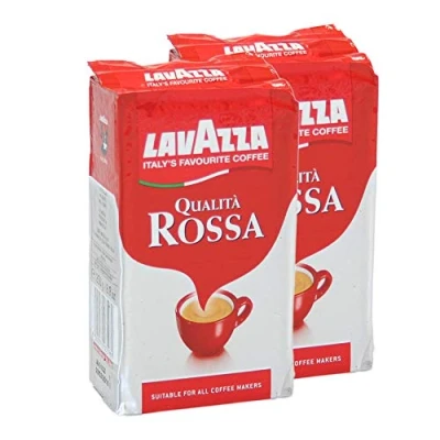 Image of German Lavazza Qualita Rossa Espresso 2 x 250 g