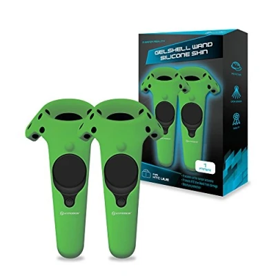 Image of Hyperkin GelShell Controller Silicone Skin for HTC Vive (Green) (2 Pack)