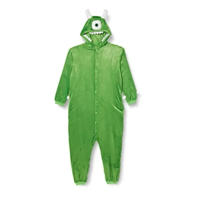 Image of Everglamour 5055601172118 Monster Onesie/Body Suit, Unisex Adult, Green, Small