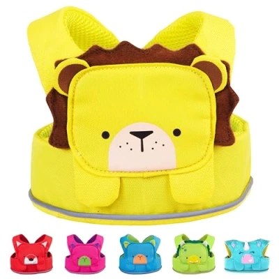 Image of Trunki ToddlePak Fuss Free Baby Walking Reins and Toddler Safety Harness Leeroy Lion (Yellow)