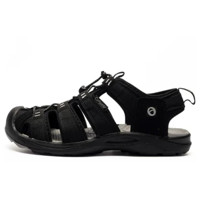 Image of Cotswold Marshfield Recycled Sandal Womens Black Size UK 11