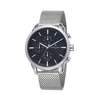 Image of Pierre Cardin Men&#039;s Multi Dial Quartz Watch with Stainless Steel Strap PC902741F104