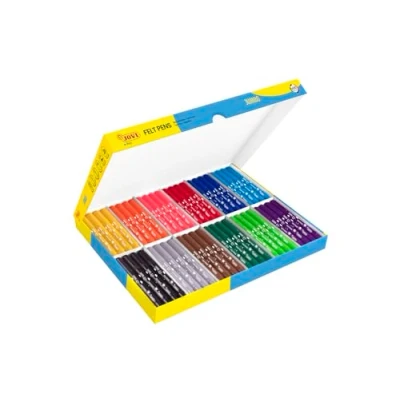 Image of Jovi 1799 Felt tip pens, Assorted Colours, Pack of 96