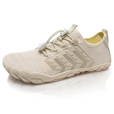 Image of Barefoot Shoes Mens Women Water Trail Running Beach Trainers for Gym Swim Snorkeling Surfing(15Beige, 5UK)