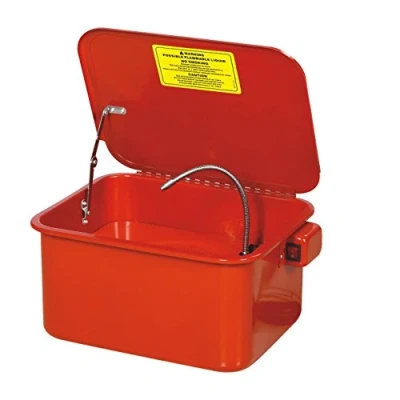 Image of Hilka 84995505 Bench Parts Washer, red, Standard