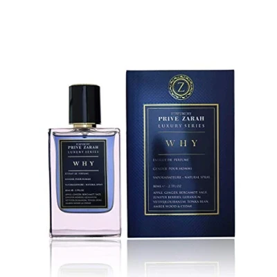 Image of Why Privezarah For Him EDP Men&#039;s Spray 80ml Fragrance Long Lasting Perfume PARIS CORNER PERFUMES
