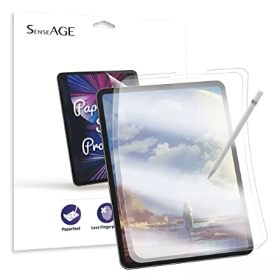 Image of SenseAGE 2 Pack Paperfeel Screen Protector For iPad, Writing protector, Anti Glare iPad Compatible with Pro 11 inch (2022/2021/2020/2018), Air 5th/4th