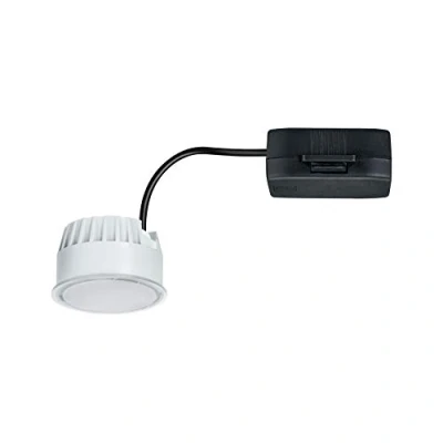 Image of Paulmann Nova 93071 LED Recessed Light Module Neutral White 530 lm 51 mm Round 1 x 6 Watt Satin Plastic 4000 K Coin W
