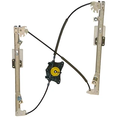 Image of 1Z1837462 Window regulator VALEO 850869 Right Front electric without motor with comfort function SKODA: Octavia II Hatchback, 2 Combi