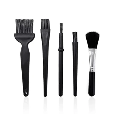 Image of 5 Piece Anti Static Brushes, PC Cleaning Kit, Keyboard Brush, Dust Brush Kit for Computer Camera