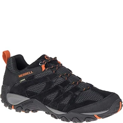 Image of Merrell Men&#039;s Alverstone GTX Track Shoe, Black, 9.5 UK