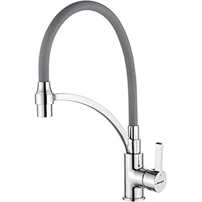 Image of Ibergrif, Pull out Kitchen Tap with 2 Spray function, Sink Flexible Spout, Chrome