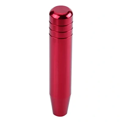 Image of Gear Shift Knob Handle Shifter Lever 18cm Aluminum Alloy Car Manual for Universal (Red)
