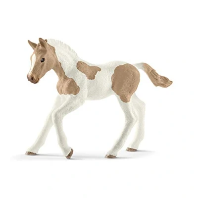 Image of schleich 13886 Horse CLUB Paint Foal Figurine for ages 5+, Beige