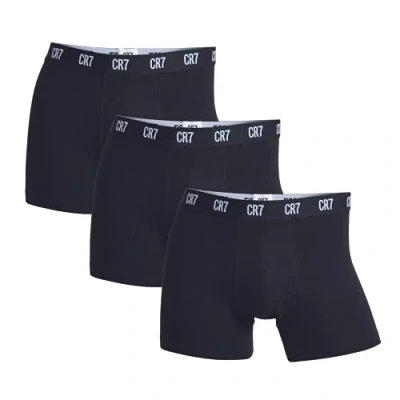 Image of Cristiano Ronaldo CR7 Seasonal Basic Trunk 3 PACK Pants, Men&#039;s, Size: Small, Black