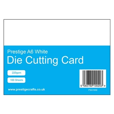 Image of Prestige A6 White Die Cutting Card 220gsm 100 Sheets