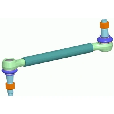 Image of 22165053, 22318842 Anti roll bar link LEMFÖRDER 38688 01 395mm with accessories