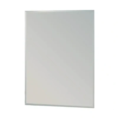 Image of Showerdrape Fairmont Frameless Bathroom Wall Mirror, Mounted Mirror For Bathroom, Modern Bevel Edge Vanity Rectangular Mirrors Living Room Bedroom.