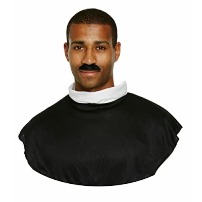 Image of Vicar Collar Mens Religious Priest Fancy Dress Church Costume Halloween Outfit