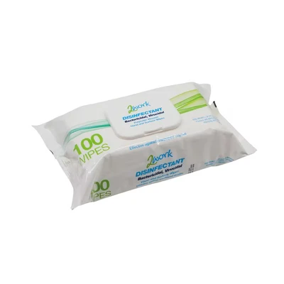 Image of 2Work Viricidal Hand And Surface Wipes (100 Pack) 2W07385