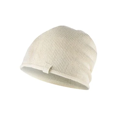 Image of Buff Knitted Beanie LEKEY ECRU Unisex One size