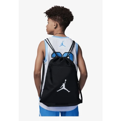 Image of Jordan Sport GYM Unisex Drawstring sports bag for kids, Size: One Size, Black