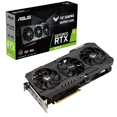 Image of ASUS ROG Strix NVIDIA GeForce RTX 3070 Ti Gaming Graphics Card (PCIe 4.0, 8GB GDDR6X, HDMI 2.1, DisplayPort 1.4a, Axial tech Fan Design, 2.9 slot, Super Alloy Power II, GPU Tweak II)