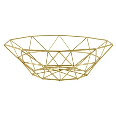 Image of Yheonver Metal Wire Fruit Basket Bowl, Large Round Bread Storage Bowl Stand