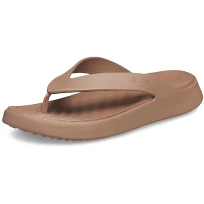 Image of Crocs Women&#039;s Getaway Flip, Latte, 3 UK