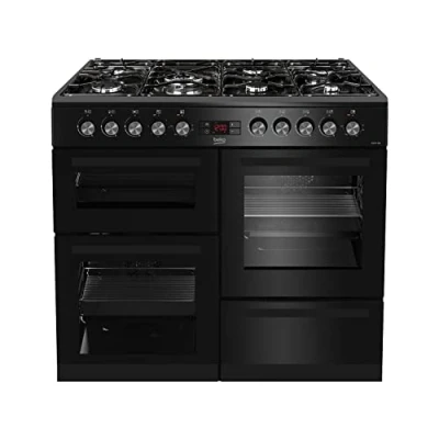Image of Beko KDVF100K 100cm Dual Fuel Range Cooker Black