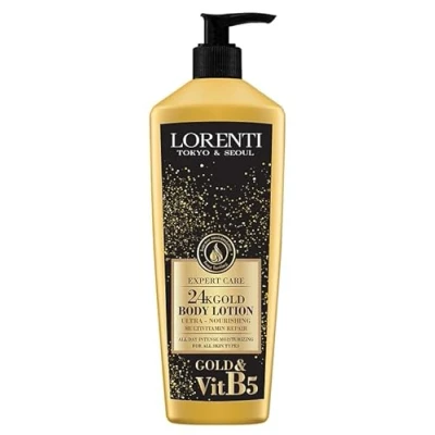 Image of Lorenti Body Cream Lotion 24K Gold Ultra Nourishing Multi Vitamin Repair 400ml
