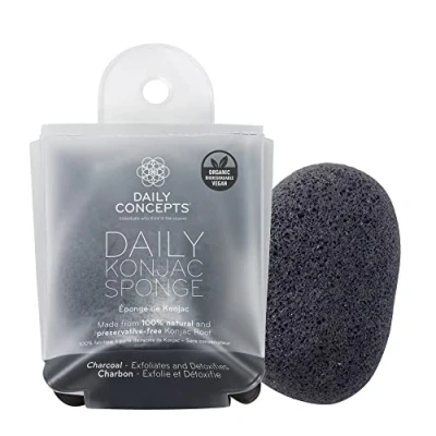 Image of Daily Concepts Konjac Sponge, Charcoal