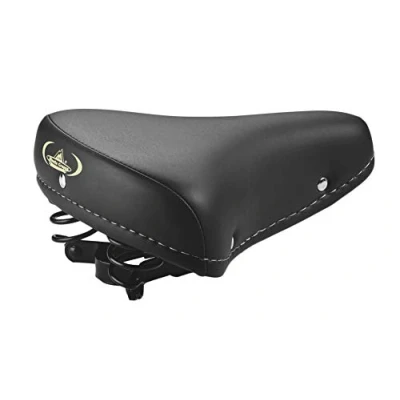 Image of Vintage Graziella Montegrappa Original Synthetic Leather Saddle With Double Spring Mod 07/F