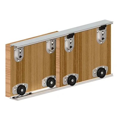 Image of Ares 2 2000mm Internal Wardrobe Track Sliding Roller Door Gear 3 Panel Kit
