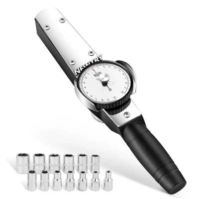 Image of NEWTRY Digital Pointer Dial Torque Wrench Torsion Meter Force Test 3/8 1/2 3/4 0 3000Nm (1 10Nm)