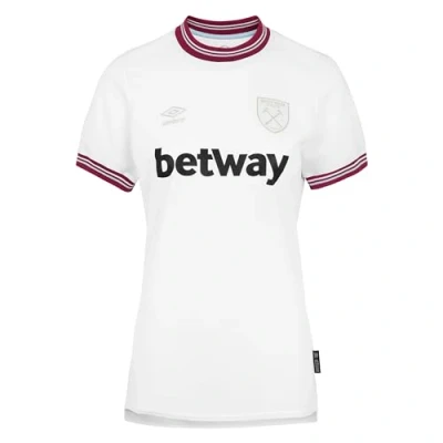 Image of Umbro West Ham Away Jersey SS Wmns