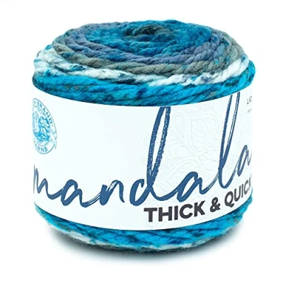 Image of Lion Brand Yarn 528 200 Mandala Thick &amp; Quick Yarn, Labyrinth