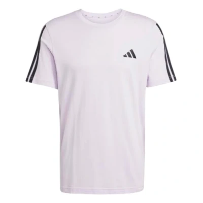 Image of adidas Men&#039;s Men 3 Stripes T Shirt, ice Lavender, XS