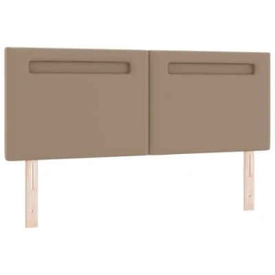 Image of vidaXL Headboard Plain Design Cappuccino 140 cm Faux Leather