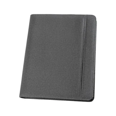 Image of Genie Munich A4 Writing case Extra Thin and Durable; Nylon Leather Look; Includes pad; Tablet/Smartphone Holder Compartment; Pen Holder; Slip Pockets; Business Card Compartment