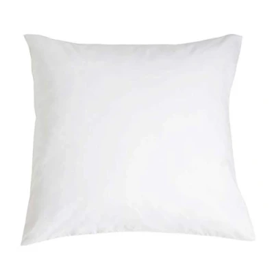 Image of Diana Cowpe CONTINENTAL SQUARE WHITE HOUSEWIFE PILLOWCASE TO FIT 65CM x PILLOW (26&quot;x26&quot;)