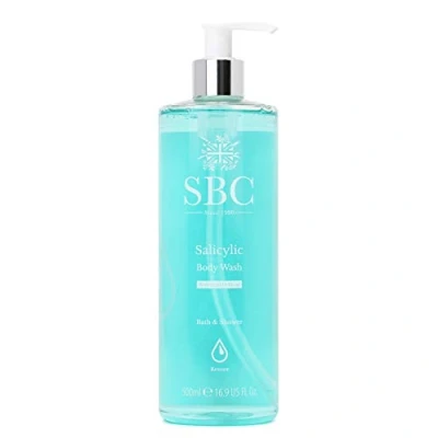 Image of SBC Skincare Salicylic Body Wash 500ml Cleansing Shower Gel For Oily Skin Vegan Friendly Men And Women Acid